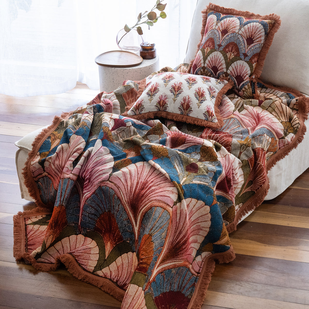 Capri Woven Throw & Picnic Rug