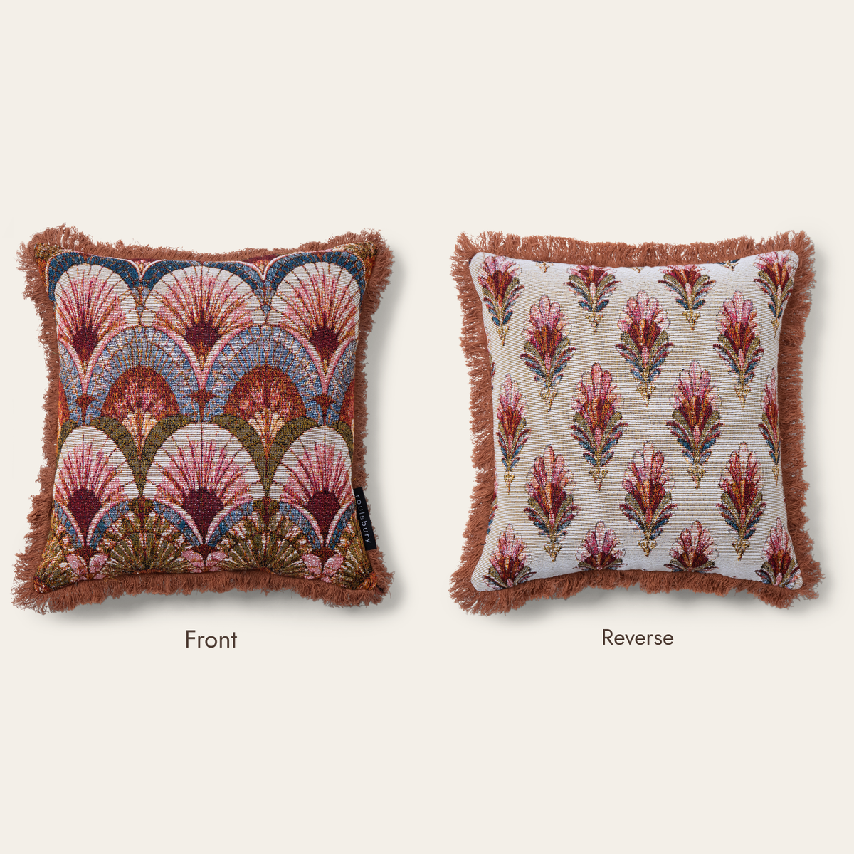 Capri Woven Cushion Cover - Reversible