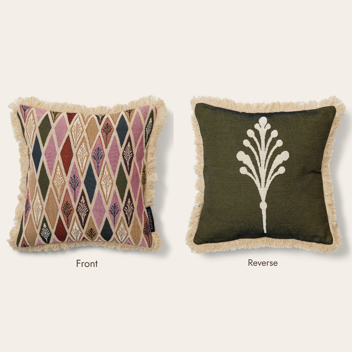 Firenze Woven Cushion Cover - Reversible