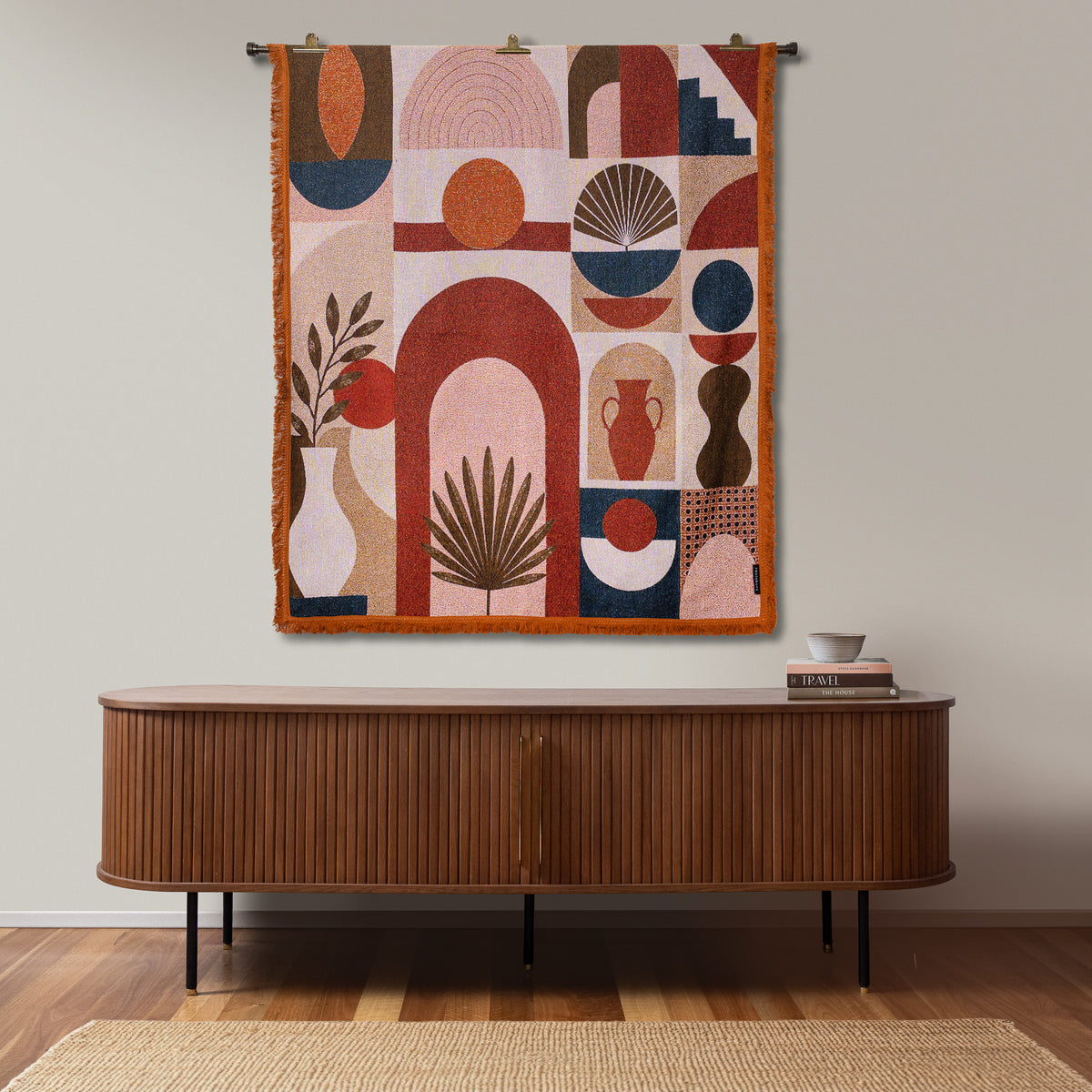 Ravello Woven Throw & Picnic Rug